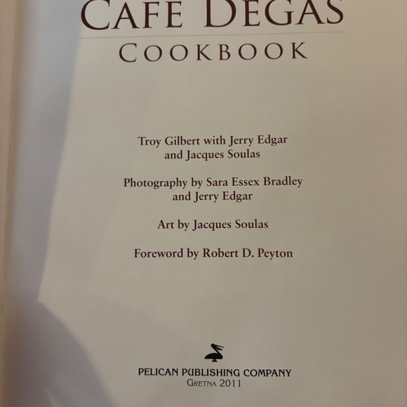 Cafe Degas New Orleans Cookbook Autographed Copy - Picture 3 of 4